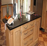 bespoke kitchen design york black-table